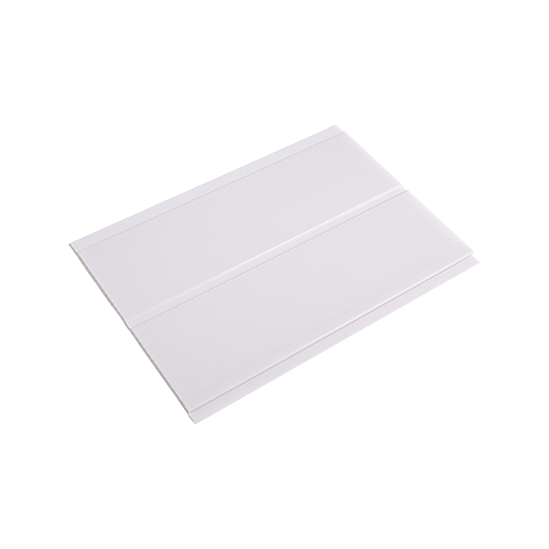 Teto de PVC embutido de 200*6 mm, painel plano de teto de PVC - V Sewing