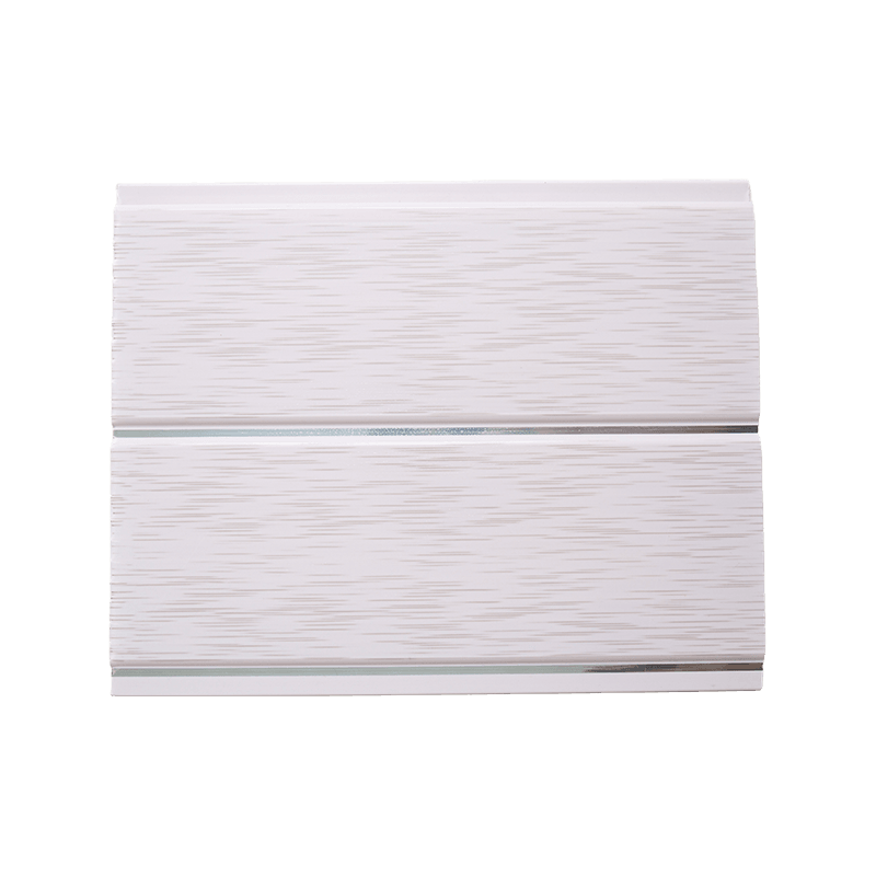 Teto de PVC embutido de 200*7 mm, painel plano de teto de PVC