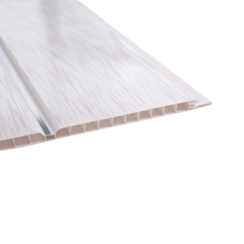 Teto de PVC embutido de 200*7 mm, painel plano de teto de PVC