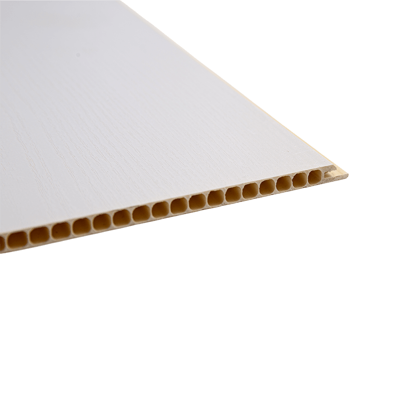 Painéis de parede decorativos de PVC de 400*7,5 mm, revestimento de parede de PVC