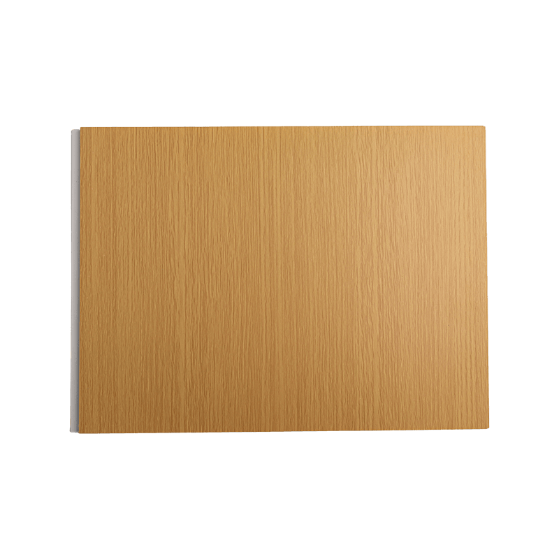 Painéis de revestimento de parede de PVC de 400 * 9 mm, revestimento de efeito de madeira de PVC - V Sewing