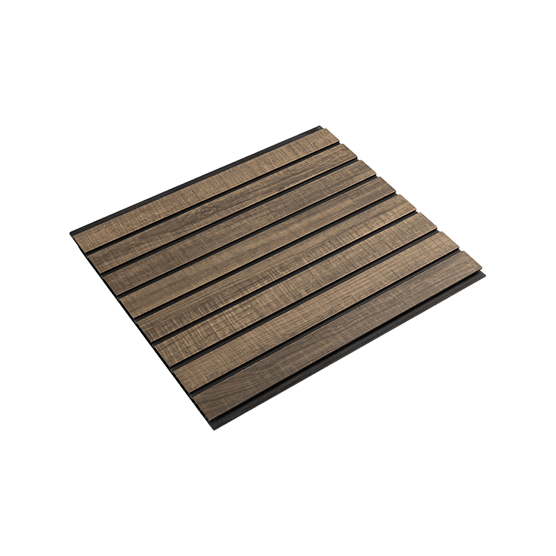 Folha de painel de PVC de 300 * 8,5 mm para teto - lacunas pretas