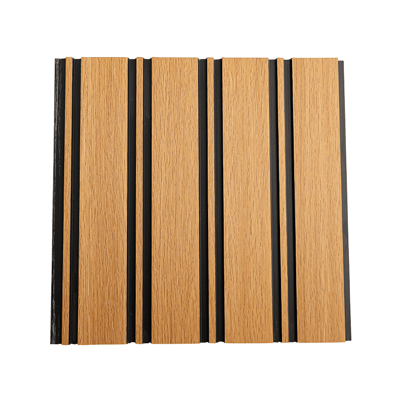 Folha de painel de PVC de 300 * 8,5 mm para teto - lacunas pretas