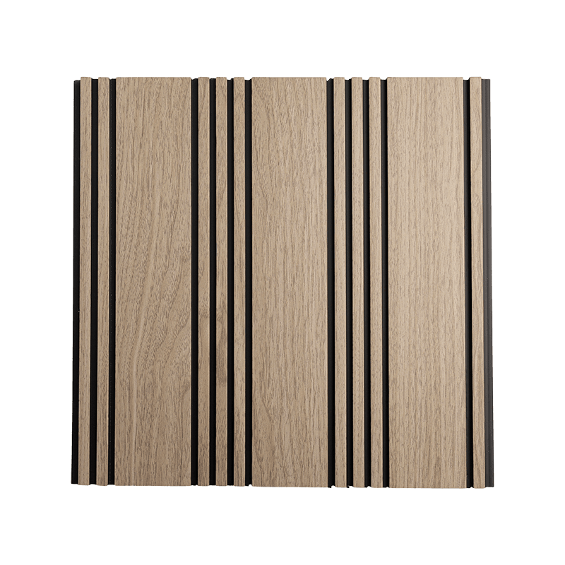 Folha de painel de PVC de 300 * 9,5 mm para teto - lacunas pretas