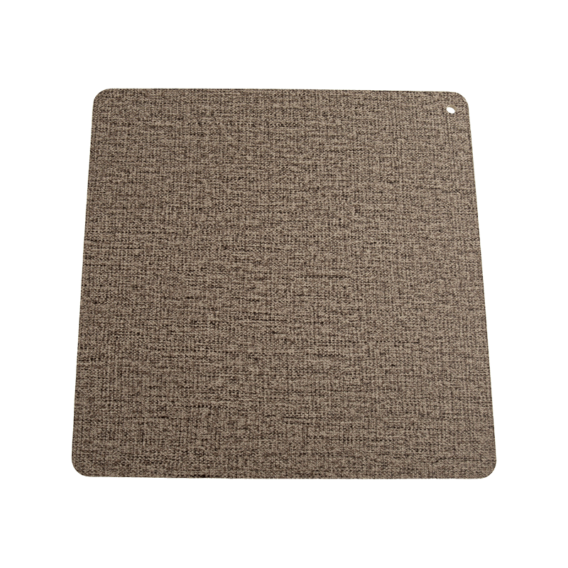 Painéis de parede folheados de 5,8 mm, folhas folheadas de madeira, painéis folheados decorativos - mosaico de metal