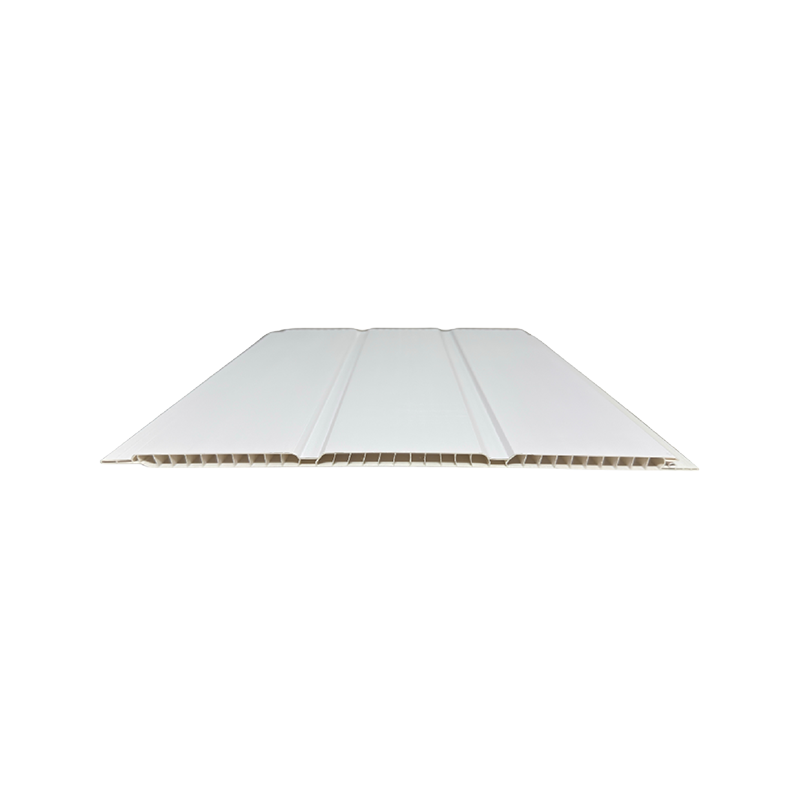 Teto duplo embutido em PVC de 250*7 mm com costura em V