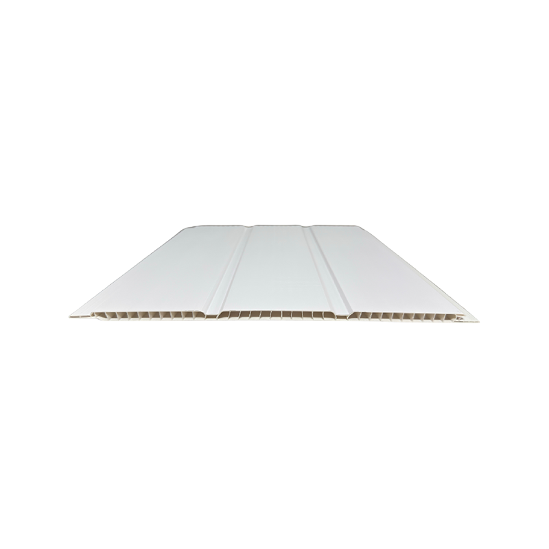 Teto duplo embutido em PVC de 250*7 mm com costura em V