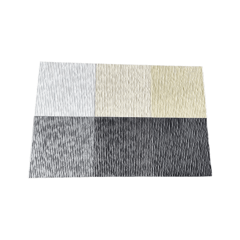 Revestimento de argila flexível com textura de tecido