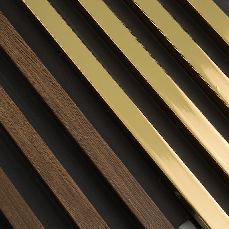 Painel de parede WPC para grelha de grãos de madeira de 160*22 mm