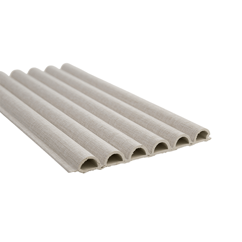Painel de parede WPC com grade semicircular de 150*11 mm