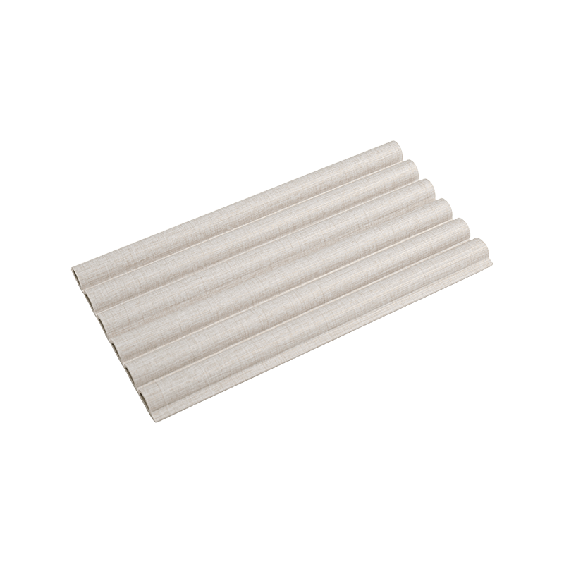 Painel de parede WPC com grade semicircular de 150*11 mm
