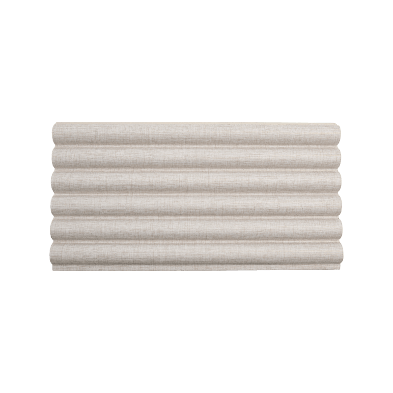 Painel de parede WPC com grade semicircular de 150*11 mm