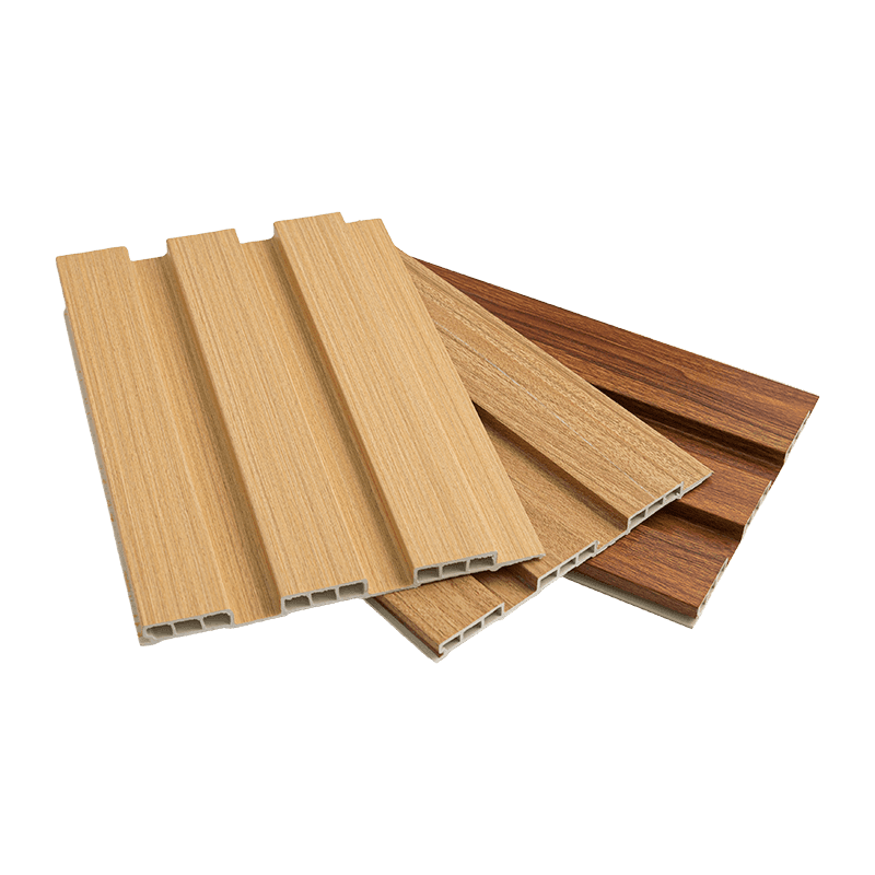 Painel de parede WPC com grade dupla de 200*14 mm