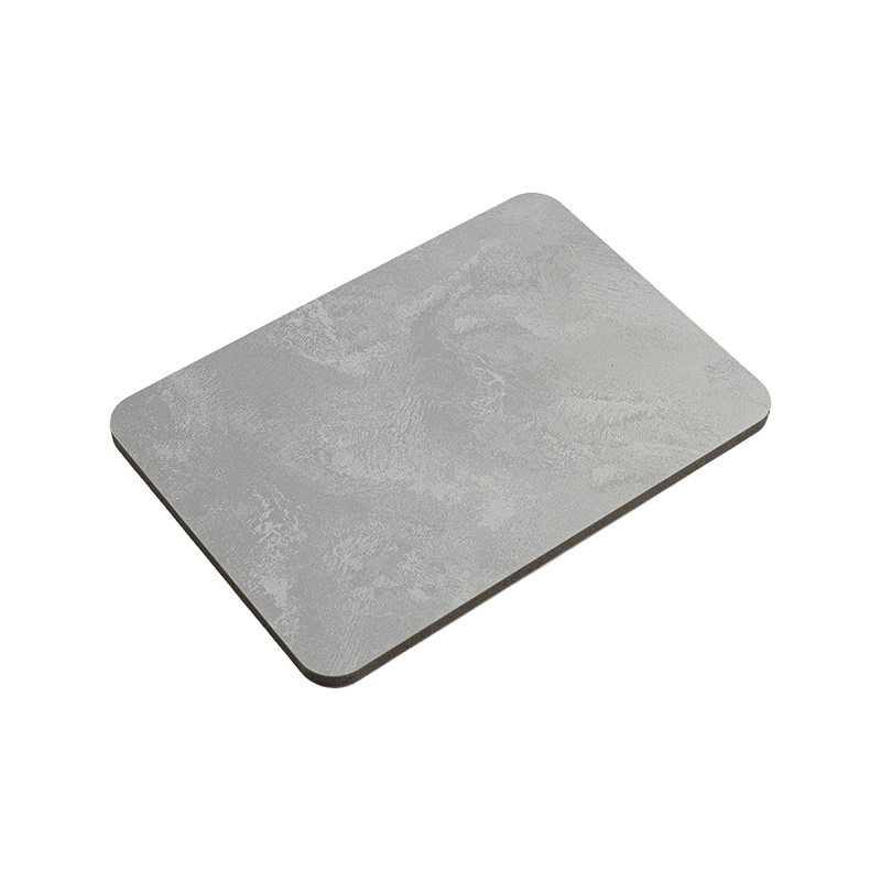 Placa de cristal de carbono de grão de madeira