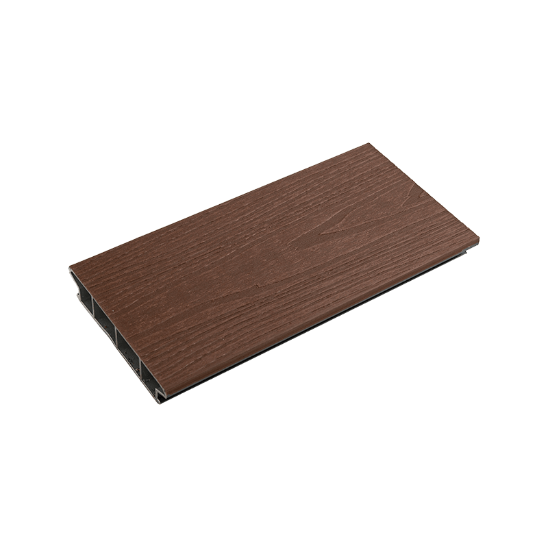Piso de liga de alumínio com relevo de grãos de madeira, deck composto de alumínio para áreas externas - marrom