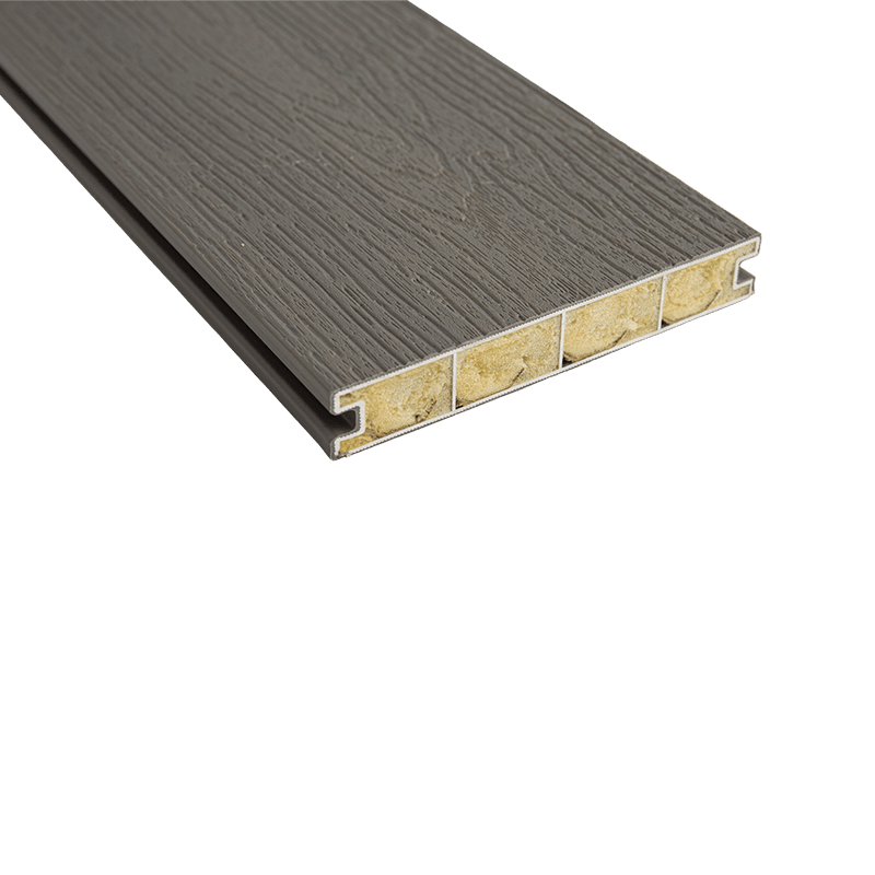 Piso de liga de alumínio com relevo de grãos de madeira, deck composto de alumínio para áreas externas - marrom Piso de liga de alumínio com relevo de grãos de madeira, deck composto de alumínio para áreas externas - marrom