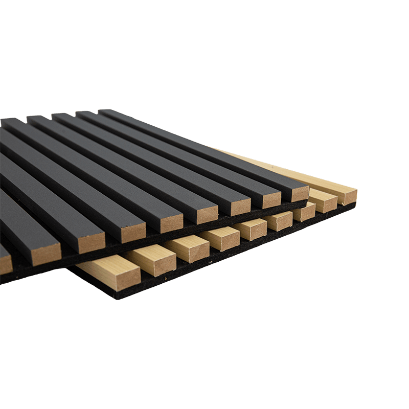 Painel de absorção sonora de grade de barra reta - Padrão de mármore