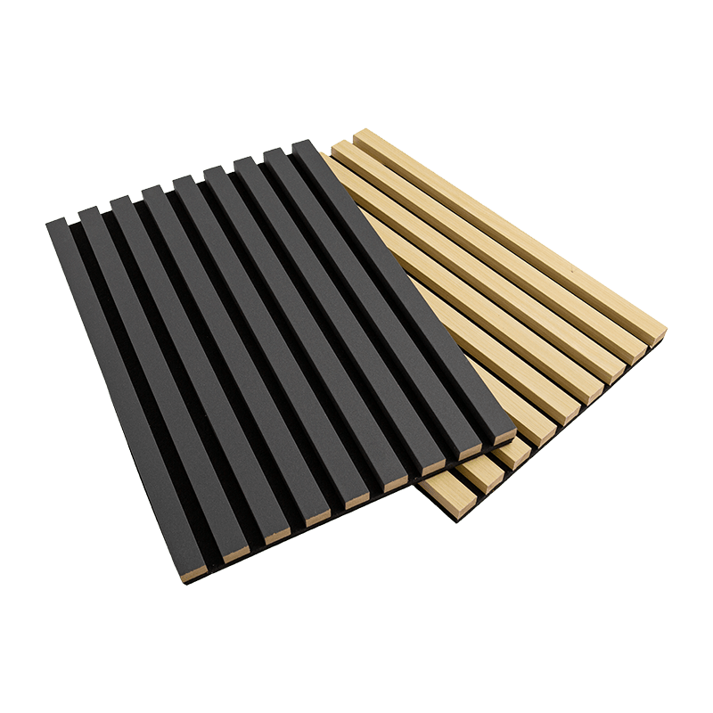 Painel de absorção sonora de grade de barra reta - Padrão de mármore