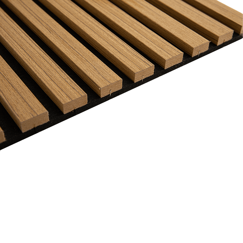 Painel de absorção sonora de grade de barra reta - Padrão de mármore