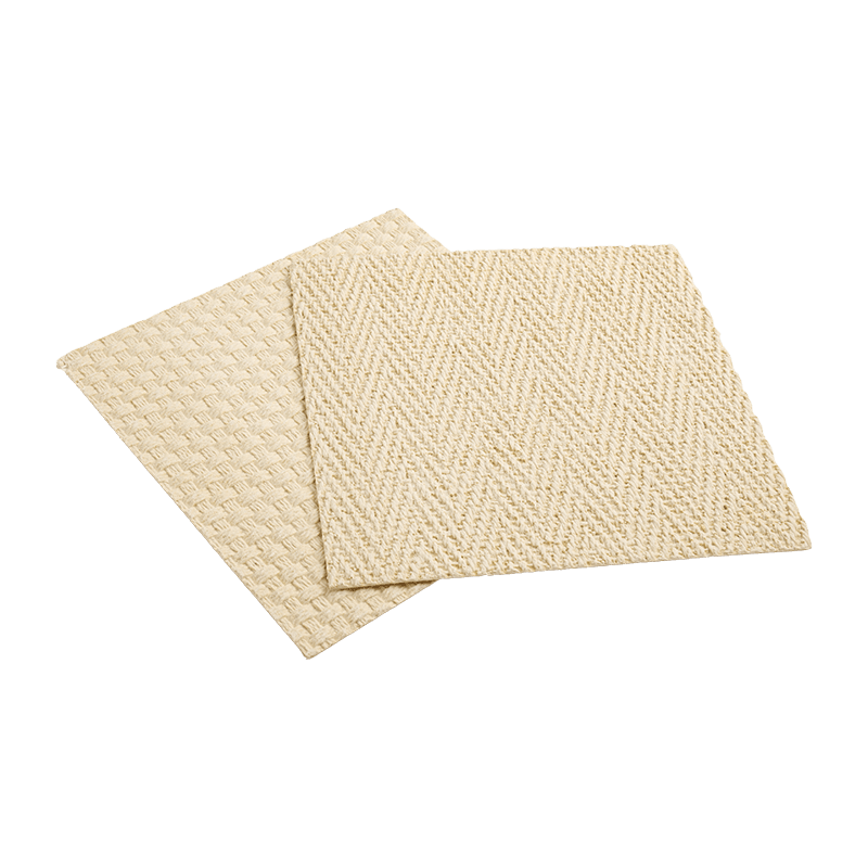 Revestimento de argila flexível com textura de tecido