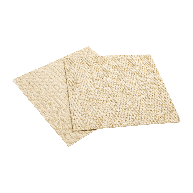 Revestimento de argila flexível com textura de tecido
