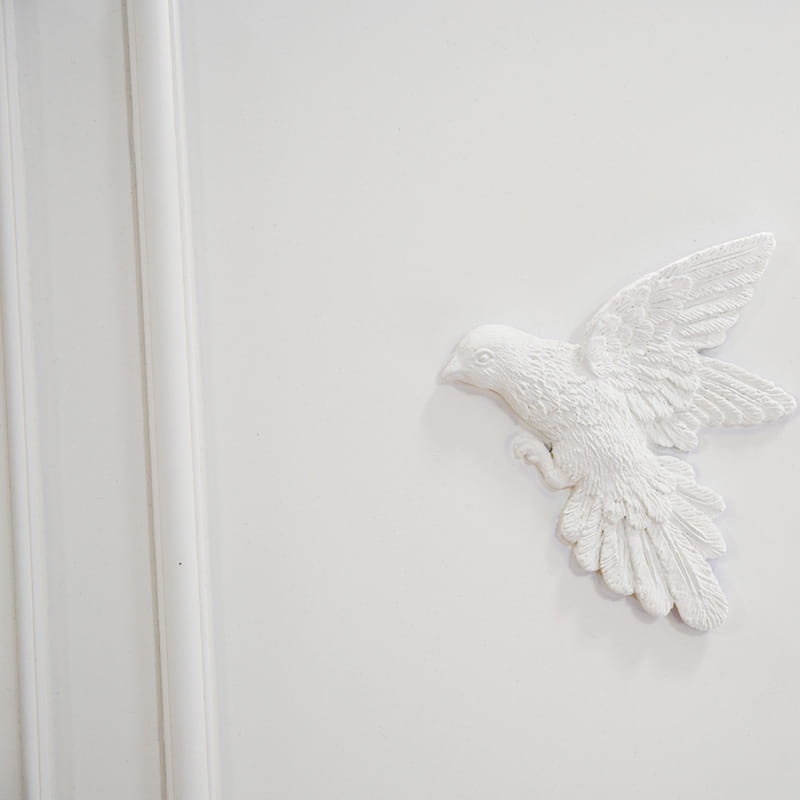 Decorações de canto em PU de 30*30 cm