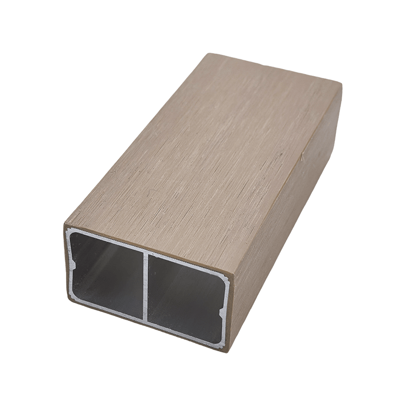 Tubo quadrado de plástico de alumínio externo de porta dupla de 30 * 50 mm Tubo quadrado de plástico de alumínio externo de porta dupla de 30 * 50 mm