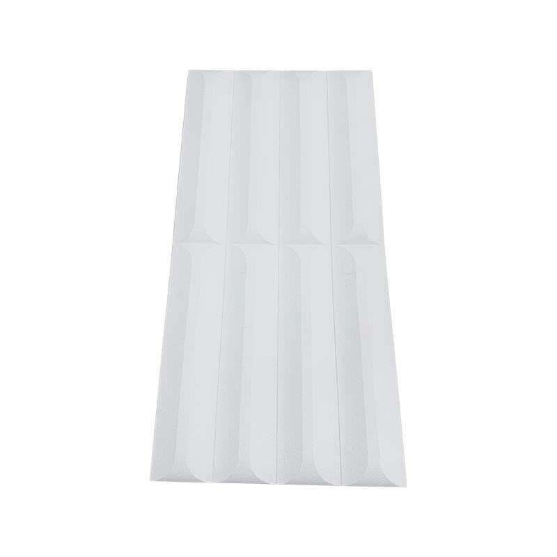 Painel de pedra PU moderno branco