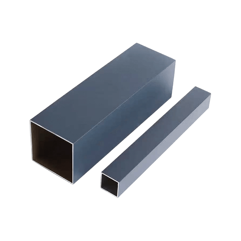 Tubo quadrado de plástico de alumínio externo de porta única de 50 * 50 e 100 * 100 mm