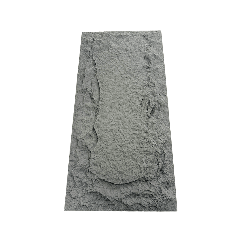Painel de pedra PU com padrão de pedra preta espacial