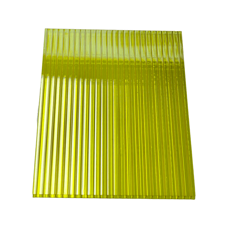 Folha oca de policarbonato de 5,8*2,1 m - Amarelo/Transparente/Azul/Cinza