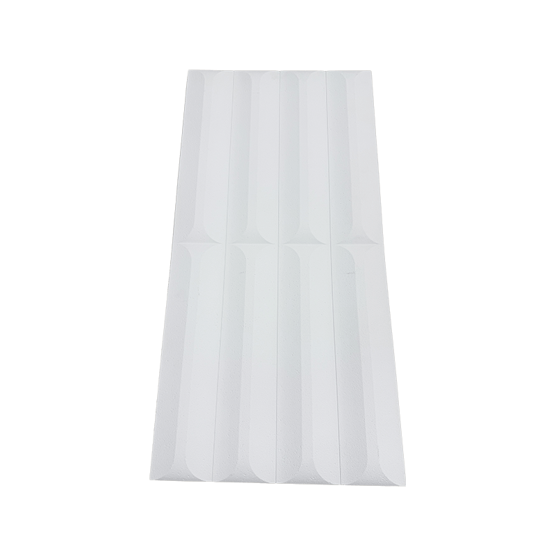 Painel de pedra PU moderno branco