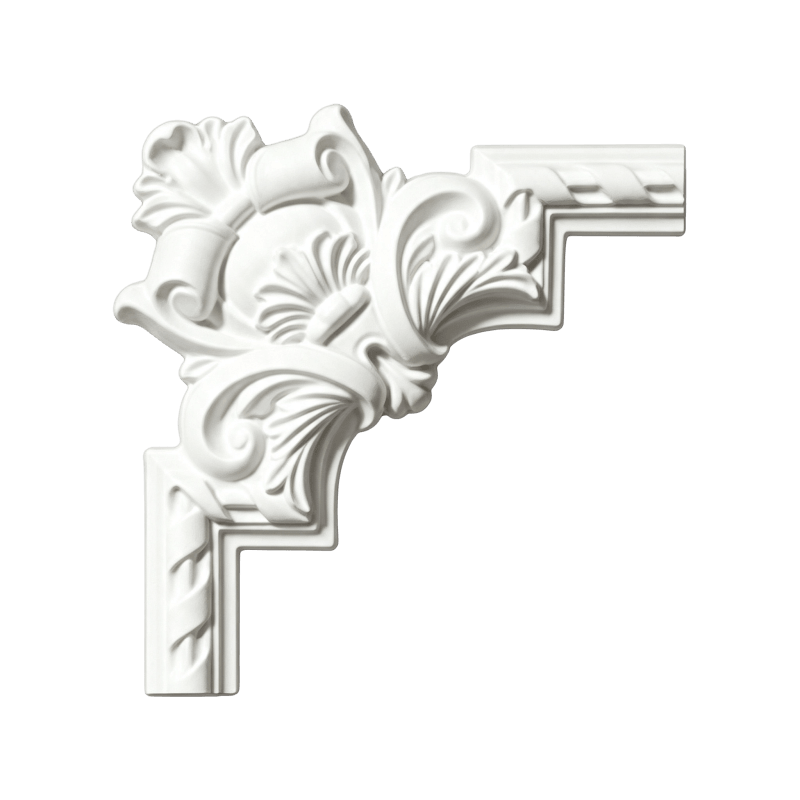 Decorações de canto em PU 24*24 cm