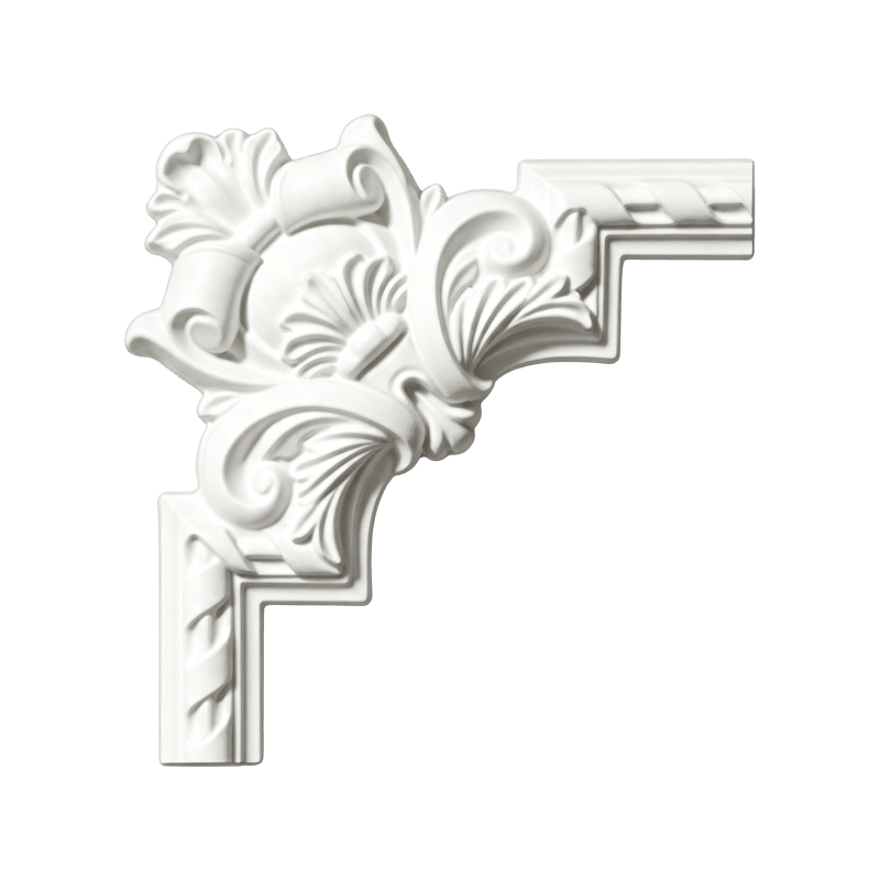 Decorações de canto em PU 24*24 cm