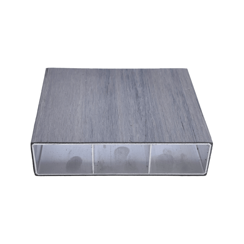 Tubo quadrado de plástico de alumínio para exterior de três portas de 120*30 mm Tubo quadrado de plástico de alumínio para exterior de três portas de 120*30 mm