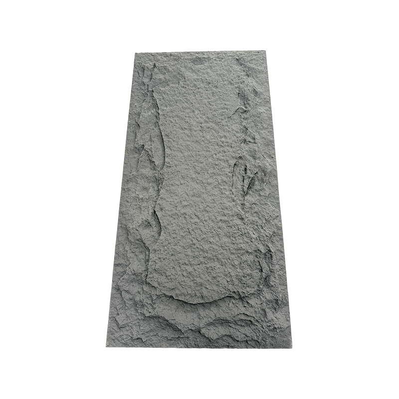 Painel de pedra PU com padrão de pedra preta espacial