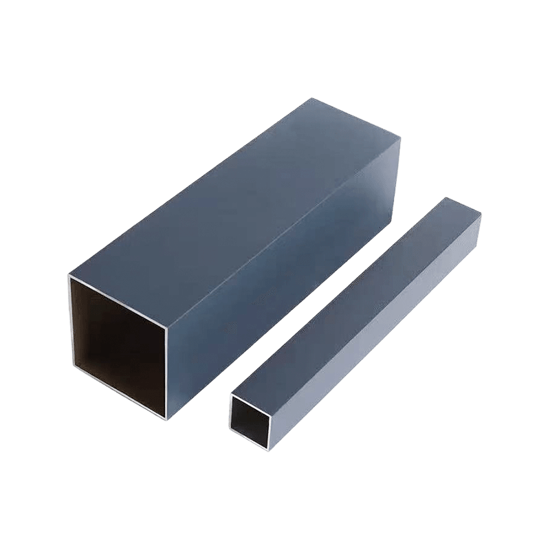 Tubo quadrado de plástico de alumínio externo de porta única de 50 * 50 e 100 * 100 mm Tubo quadrado de plástico de alumínio externo de porta única de 50 * 50 e 100 * 100 mm