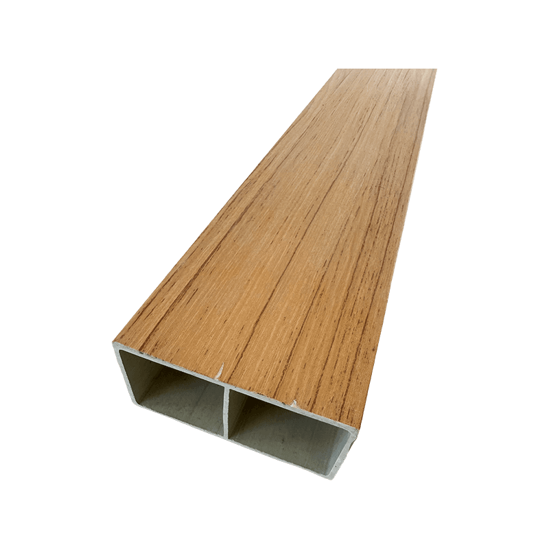 Tubo quadrado de PVC de porta dupla de 50*100 mm